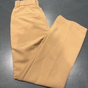 Abercrombie & Fitch tailored flare trouser Dress Pants in Camel